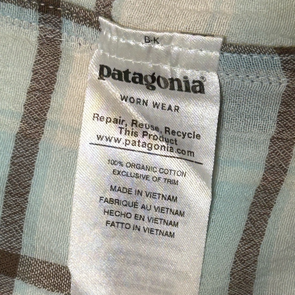 Patagonia‎ Men's Sky Blue Plaid Shirt - Picture 3 of 10